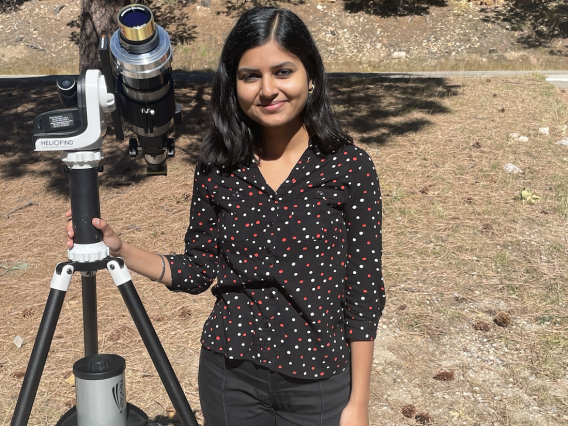 Shambhavi Srivastava graduates this year with her Bachelor’s of Science in Astronomy and Mathematics. 