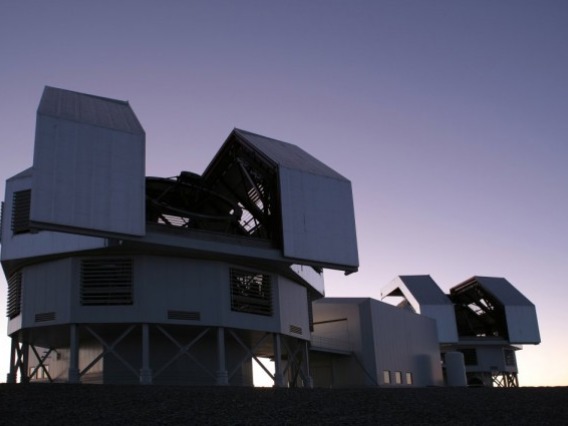 Magellan Telescopes at dusk