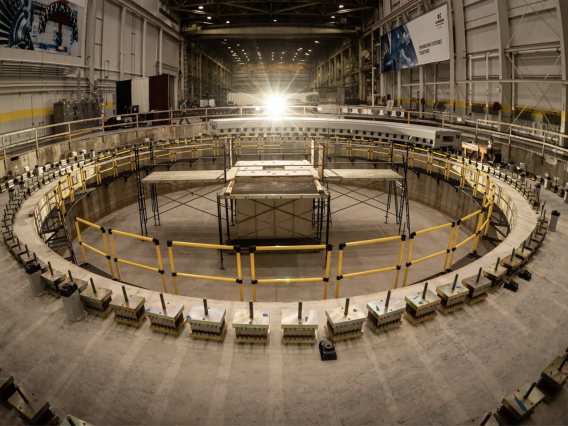  the largest telescope mount built in the United States has begun