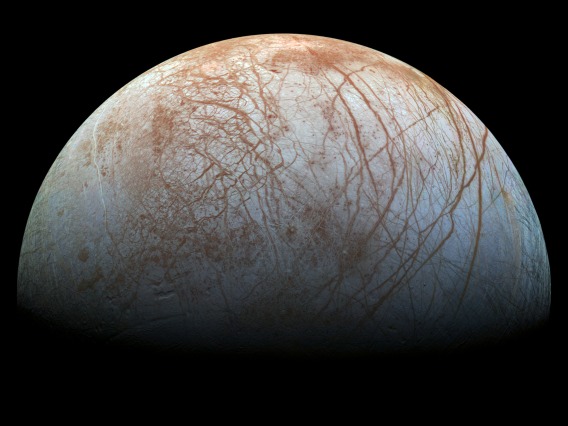 Some ‘water worlds’ like Jupiter’s moon Europa could potentially be habitable for life. NASA/JPL-Caltech/SETI Institute