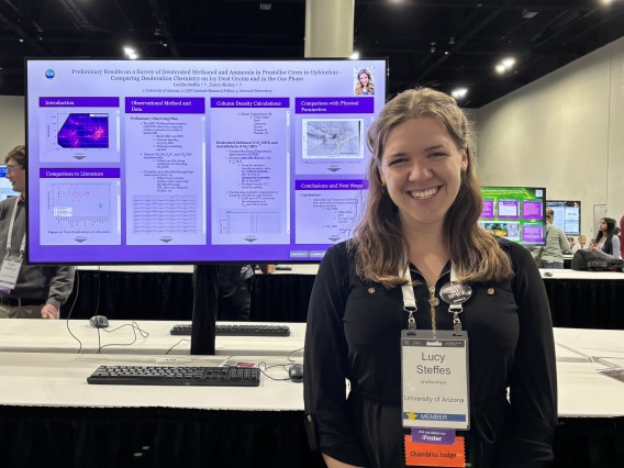 Steward Observatory graduate student Lucy Steffes