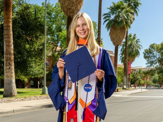 Shae Henley graduated this summer with a Master’s in Aerospace Engineering