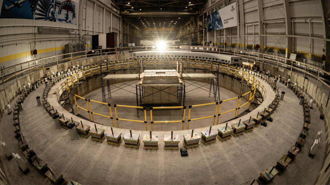  the largest telescope mount built in the United States has begun