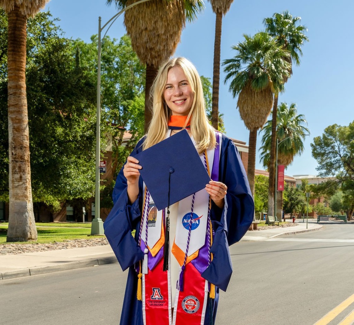 Shae Henley graduated this summer with a Master’s in Aerospace Engineering