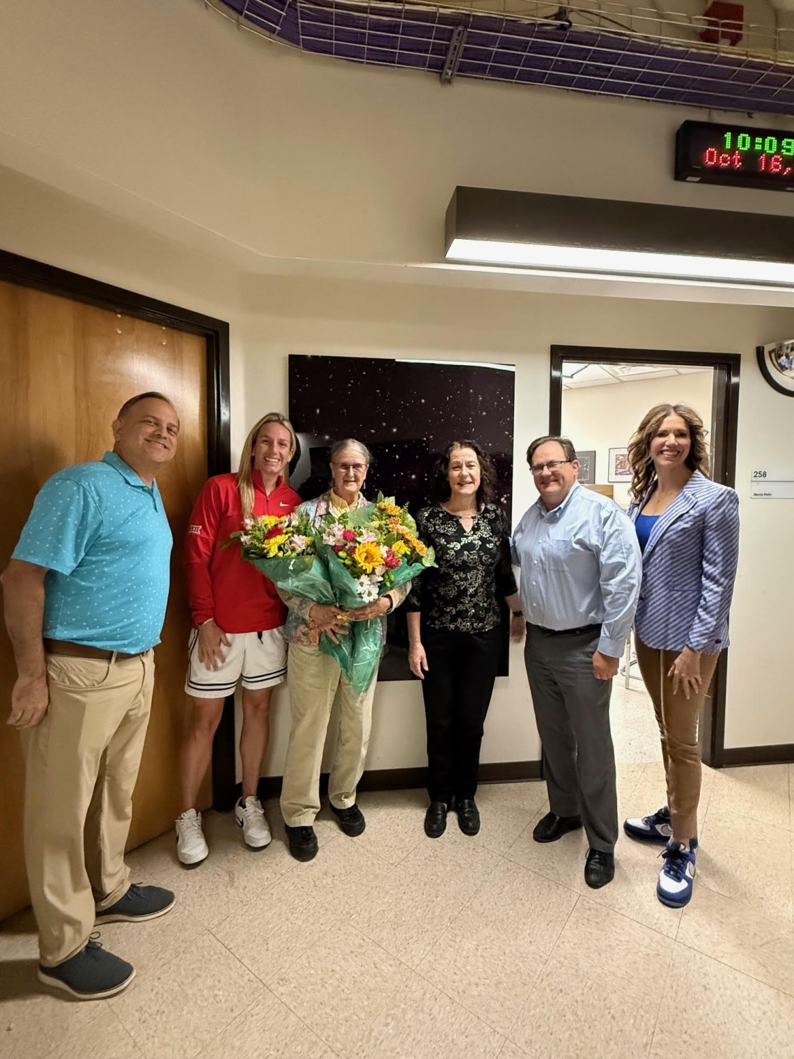 Marcia Rieke receives Big 12 award
