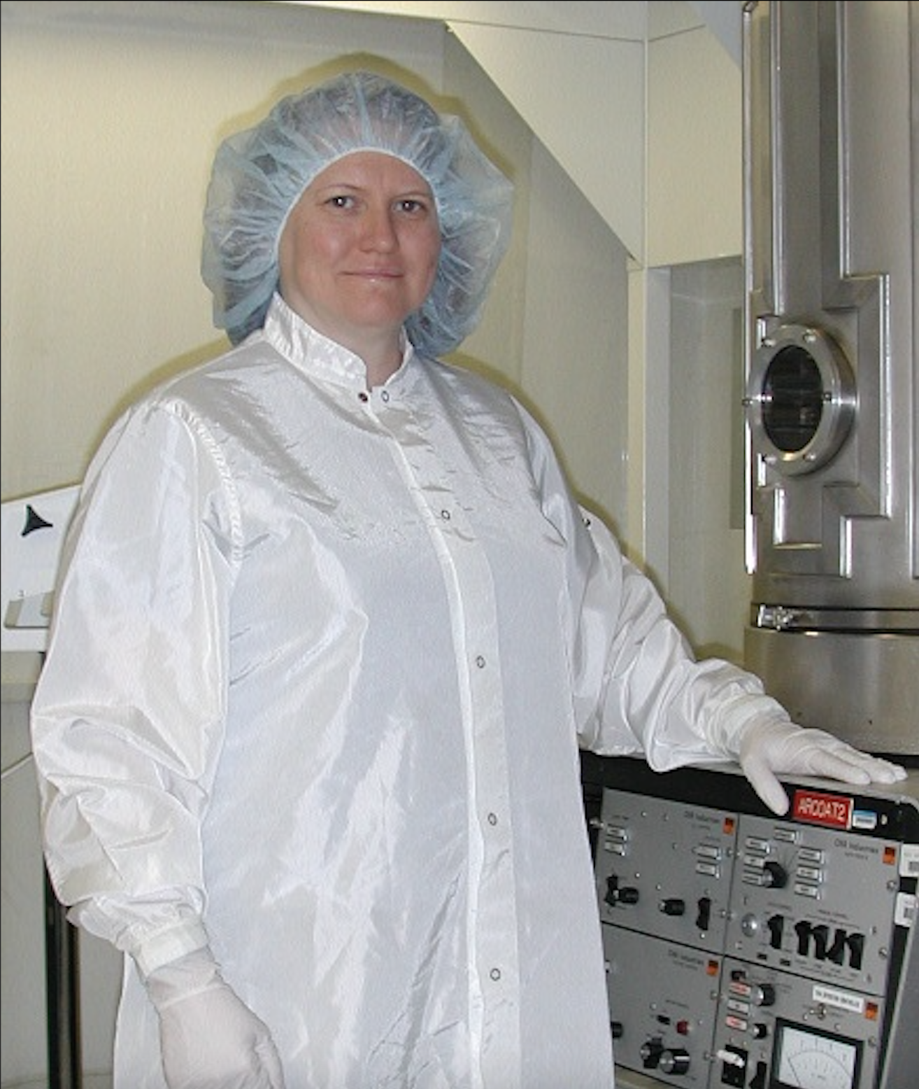 Teresa Lappin pictured in the ITL cleanroom