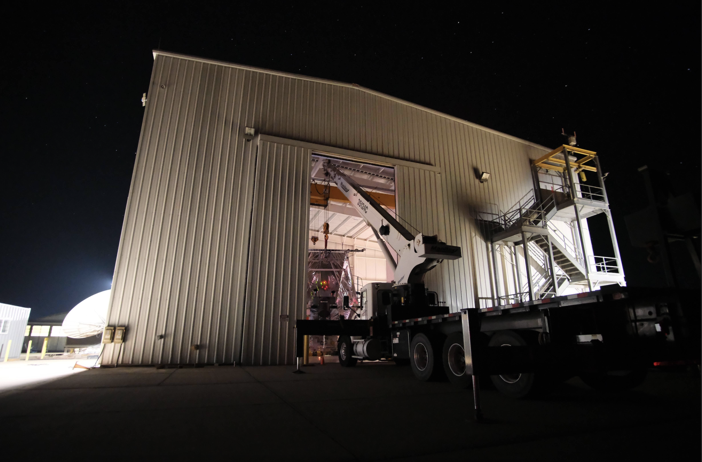 TIM during nighttime tests. PC: Evan Mayer (UArizona)