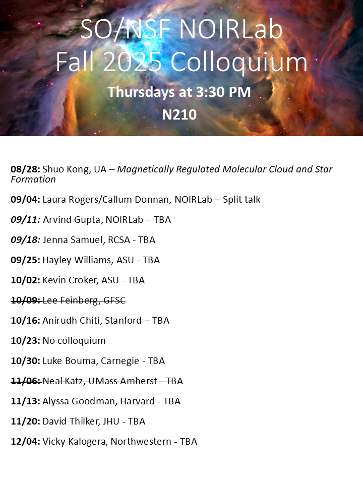 Fall 2025 Colloquium Flyer