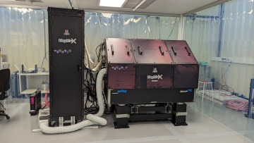 The U of A-built MagAO-X instrument in the clean room at the Magellan Telescope in Chile.