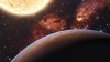 Fantasy Alien Exo Planet isolated galaxy space